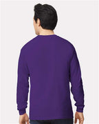 Gildan 2400, Unisex Ultra Cotton Long Sleeve T-shirt, Purple