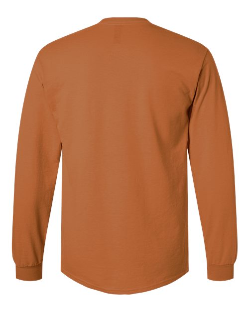 Gildan 2400, Unisex Ultra Cotton Long Sleeve T-shirt, Texas Orange