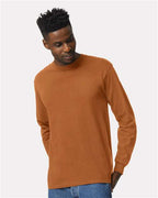 Gildan 2400, Unisex Ultra Cotton Long Sleeve T-shirt, Texas Orange