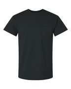Gildan 2300, Unisex Ultra Cotton Pocket T-shirt, Black
