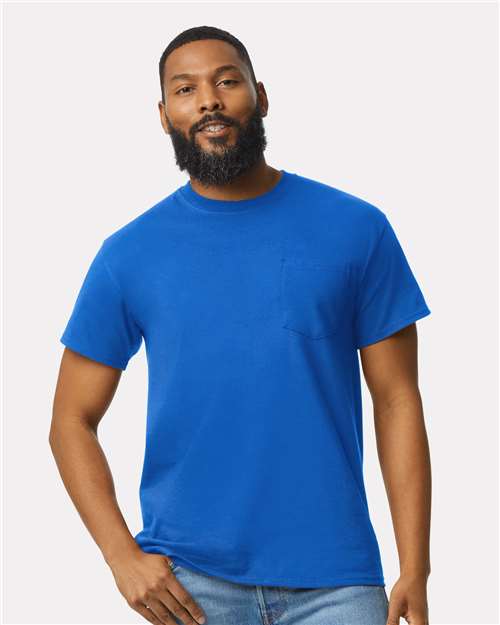 Gildan 2300, Unisex Ultra Cotton Pocket T-shirt, Royal