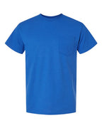 Gildan 8300, Unisex Dryblend Pocket T-shirt, Royal