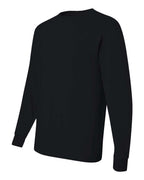 JERZEES 29LSR, 166 Unisex Dri-power Long Sleeve 50/50 T-shirt, Black