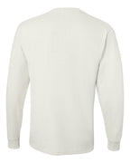 JERZEES 29LSR, 166 Unisex Dri-power Long Sleeve 50/50 T-shirt, White