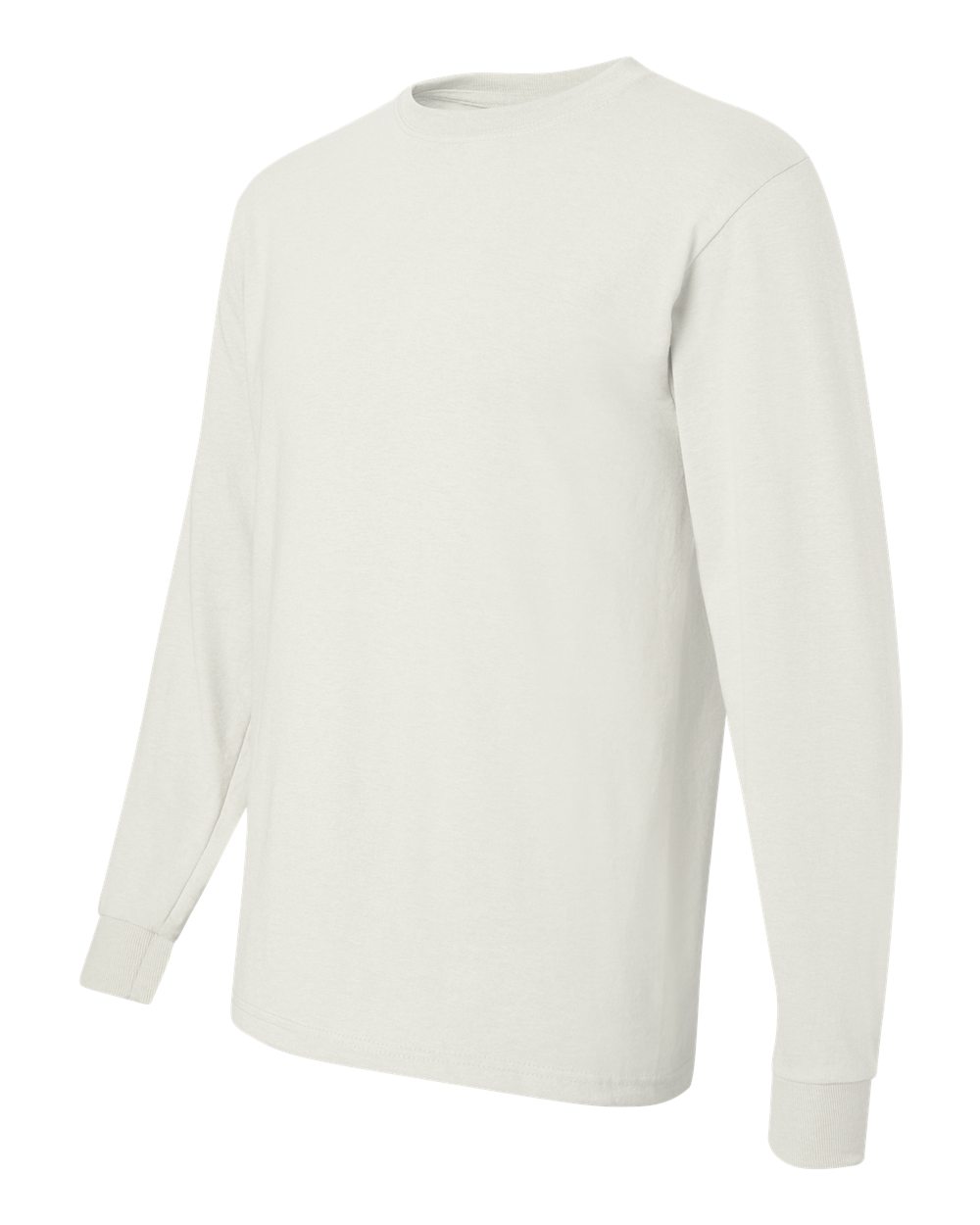 JERZEES 29LSR, 166 Unisex Dri-power Long Sleeve 50/50 T-shirt, White
