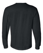 Gildan 8400, Unisex Dryblend 50/50 Long Sleeve T-shirt, Black