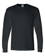 Gildan 8400, Unisex Dryblend 50/50 Long Sleeve T-shirt, Black
