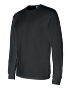 Gildan 8400, Unisex Dryblend 50/50 Long Sleeve T-shirt, Black