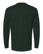 Gildan 8400, Unisex Dryblend 50/50 Long Sleeve T-shirt, Forest Green