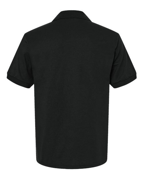 Gildan 223, 8800 Unisex Dryblend Polo, Black