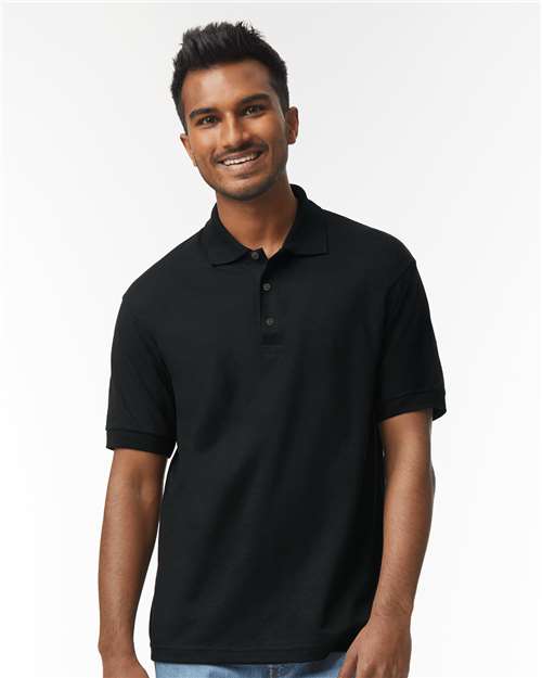 Gildan 223, 8800 Unisex Dryblend Polo, Black