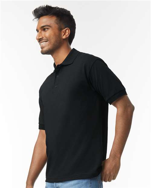 Gildan 223, 8800 Unisex Dryblend Polo, Black