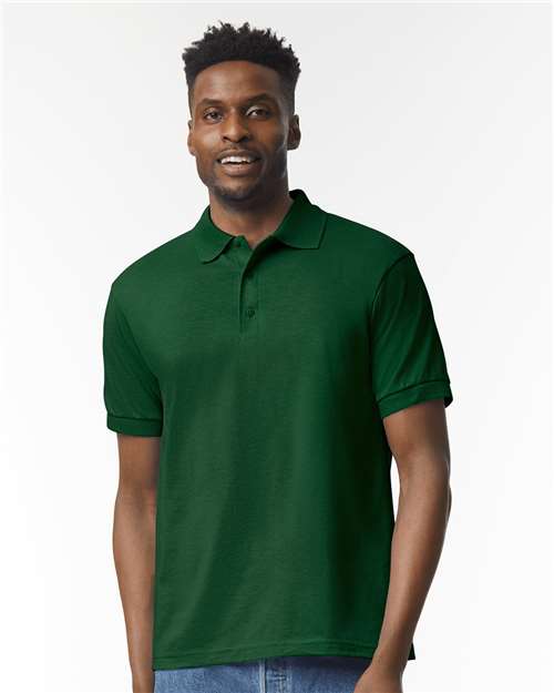 Gildan 223, 8800 Unisex Dryblend Polo, Forest Green