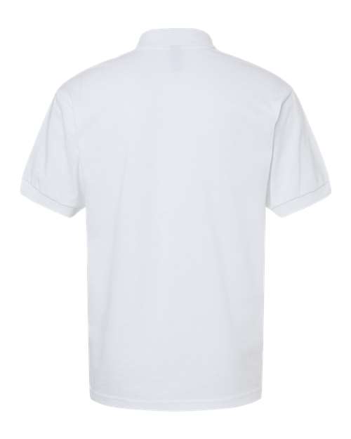 Gildan 223, 8800 Unisex Dryblend Polo, White