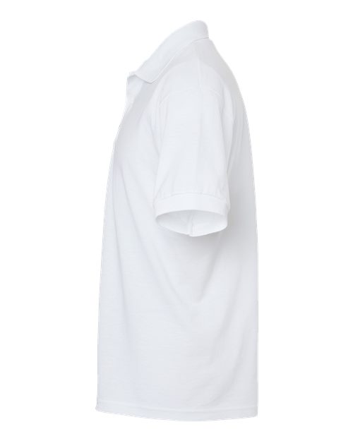 Gildan 223, 8800 Unisex Dryblend Polo, White