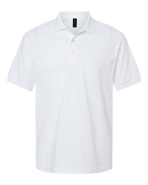Gildan 223, 8800 Unisex Dryblend Polo, White