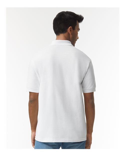 Gildan 223, 8800 Unisex Dryblend Polo, White