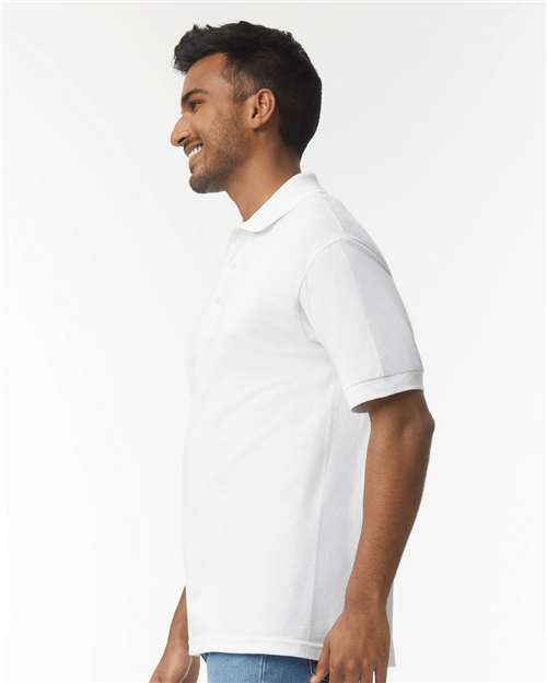 Gildan 223, 8800 Unisex Dryblend Polo, White