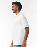 Gildan 223, 8800 Unisex Dryblend Polo, White