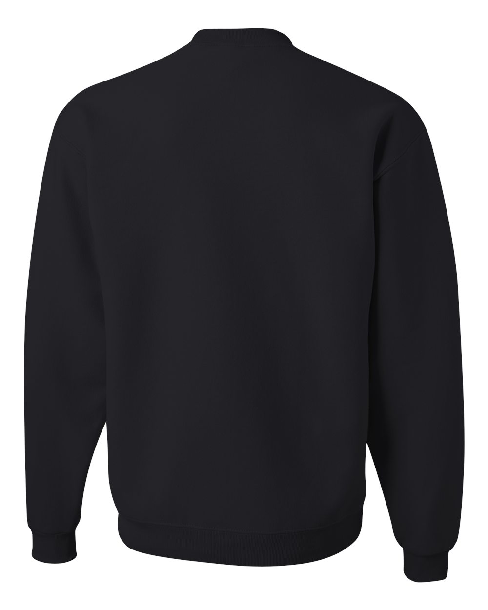 JERZEES 562MR, 371 Unisex Nublend Crewneck Sweatshirt, Black