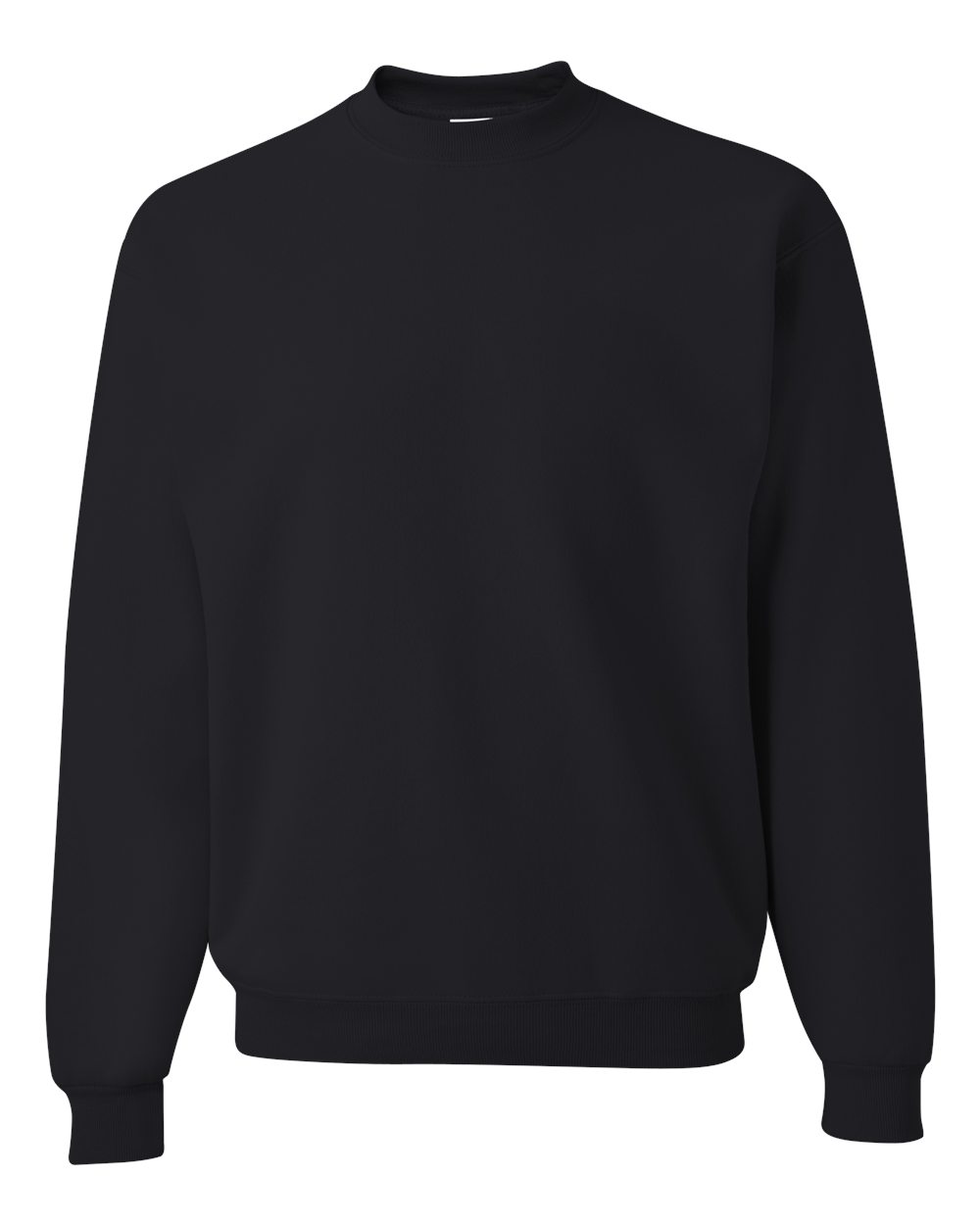 JERZEES 562MR, 371 Unisex Nublend Crewneck Sweatshirt, Black