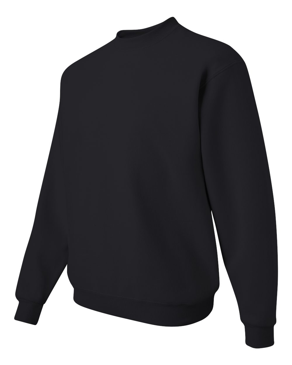 JERZEES 562MR, 371 Unisex Nublend Crewneck Sweatshirt, Black