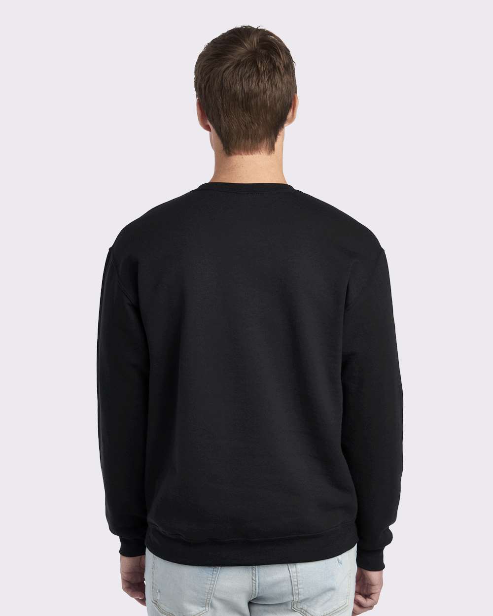JERZEES 562MR, 371 Unisex Nublend Crewneck Sweatshirt, Black
