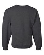 JERZEES 562MR, 371 Unisex Nublend Crewneck Sweatshirt, Black Heather