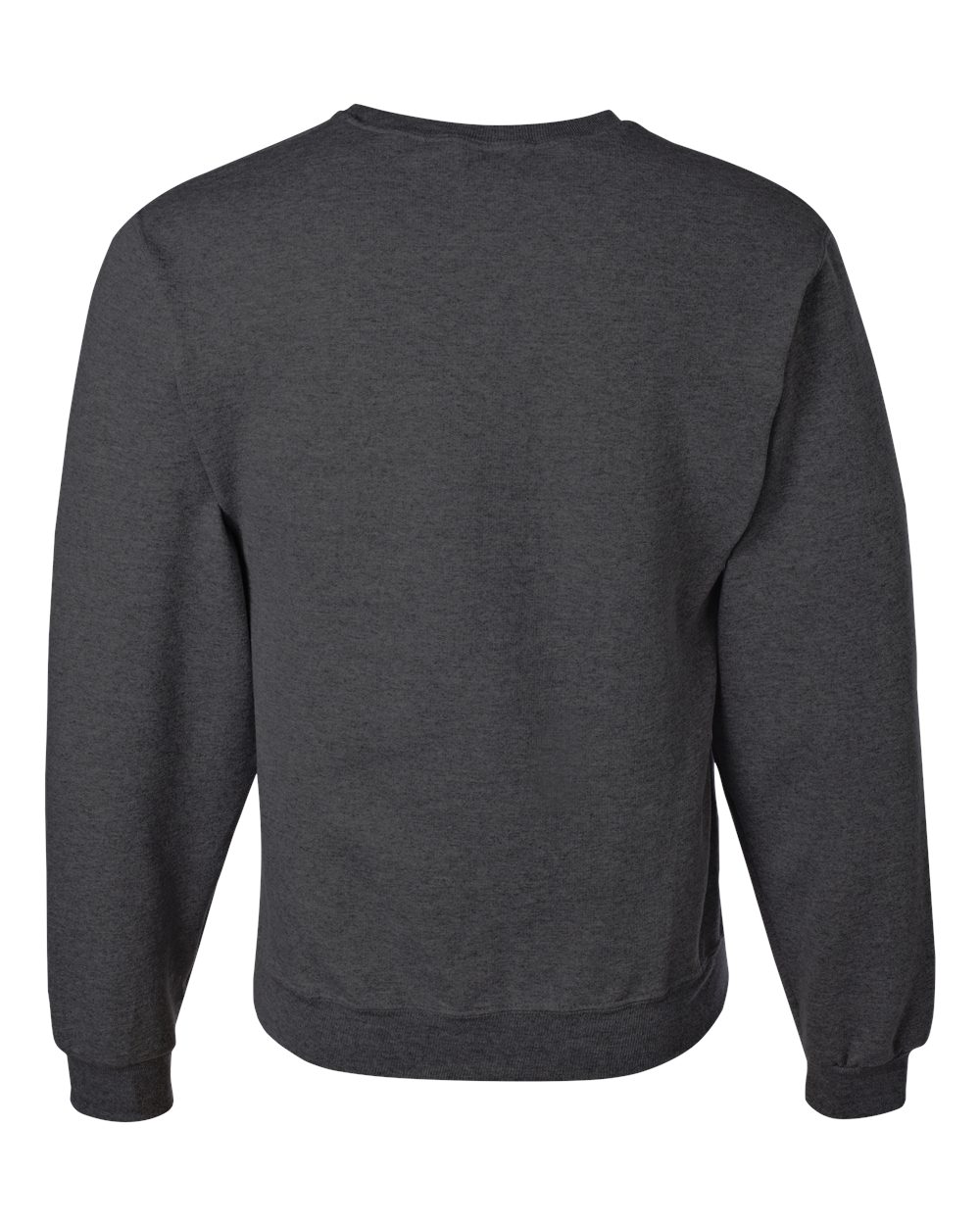 JERZEES 562MR, 371 Unisex Nublend Crewneck Sweatshirt, Black Heather
