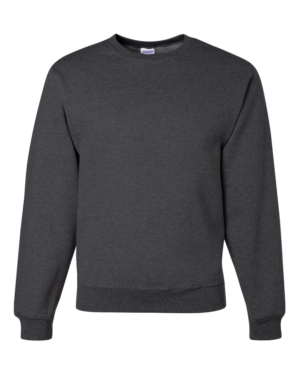 JERZEES 562MR, 371 Unisex Nublend Crewneck Sweatshirt, Black Heather
