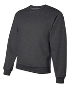 JERZEES 562MR, 371 Unisex Nublend Crewneck Sweatshirt, Black Heather