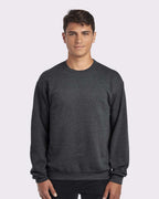 JERZEES 562MR, 371 Unisex Nublend Crewneck Sweatshirt, Black Heather