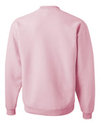 JERZEES 562MR, 371 Unisex Nublend Crewneck Sweatshirt, Classic Pink
