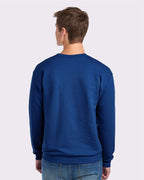 JERZEES 562MR, 371 Unisex Nublend Crewneck Sweatshirt, Royal