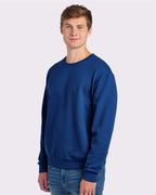 JERZEES 562MR, 371 Unisex Nublend Crewneck Sweatshirt, Royal