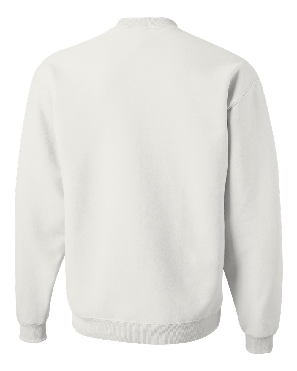 JERZEES 562MR, 371 Unisex Nublend Crewneck Sweatshirt, White