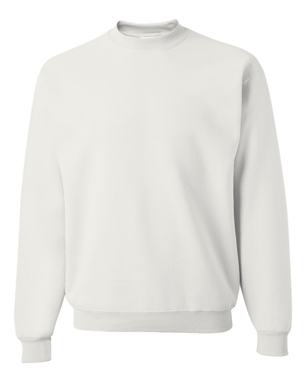 JERZEES 562MR, 371 Unisex Nublend Crewneck Sweatshirt, White