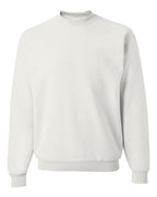 JERZEES 562MR, 371 Unisex Nublend Crewneck Sweatshirt, White