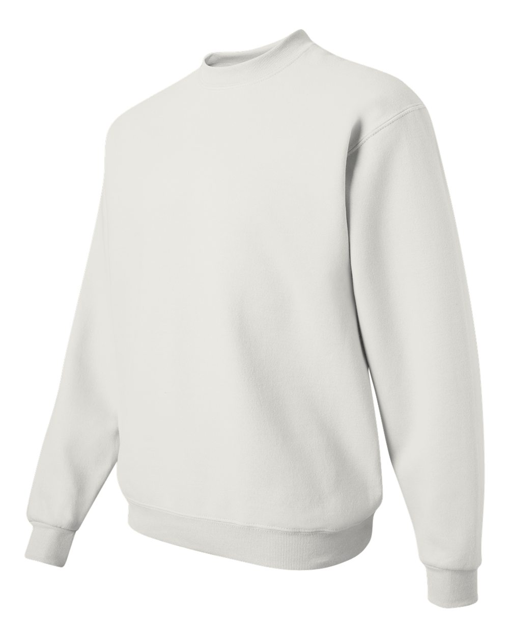 JERZEES 562MR, 371 Unisex Nublend Crewneck Sweatshirt, White