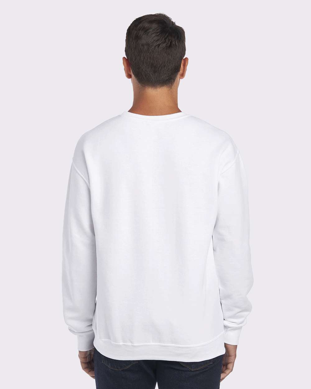 JERZEES 562MR, 371 Unisex Nublend Crewneck Sweatshirt, White