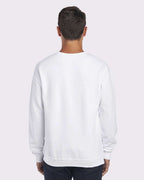 JERZEES 562MR, 371 Unisex Nublend Crewneck Sweatshirt, White
