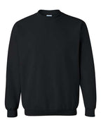 Gildan 18000, Unisex Heavy Blend Crewneck Sweatshirt, Black