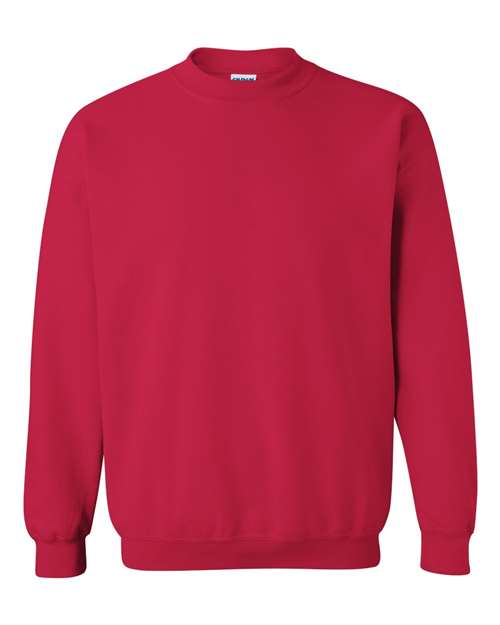 Gildan 18000, Unisex Heavy Blend Crewneck Sweatshirt, Cherry Red