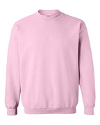 Gildan 18000, Unisex Heavy Blend Crewneck Sweatshirt, Light Pink