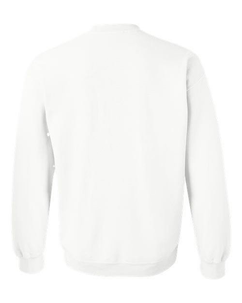Gildan 18000, Unisex Heavy Blend Crewneck Sweatshirt, White