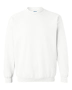Gildan 18000, Unisex Heavy Blend Crewneck Sweatshirt, White