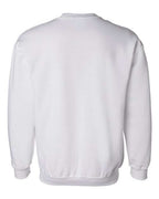Gildan 12000, Unisex Dryblend Crewneck Sweatshirt, White