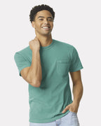 Comfort Colors 6030, Unisex Garment-dyed Heavyweight Pocket T-shirt, Bay