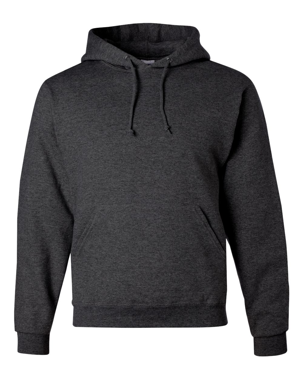 JERZEES 996MR, 393 Unisex Nublend Hooded Sweatshirt, Black Heather