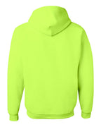 JERZEES 996MR, 393 Unisex Nublend Hooded Sweatshirt, Safety Green